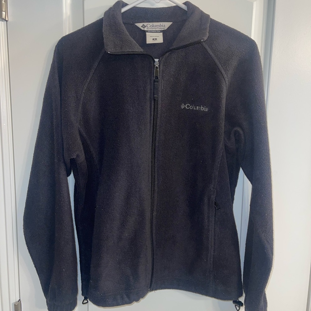 Black Columbia zip jacket